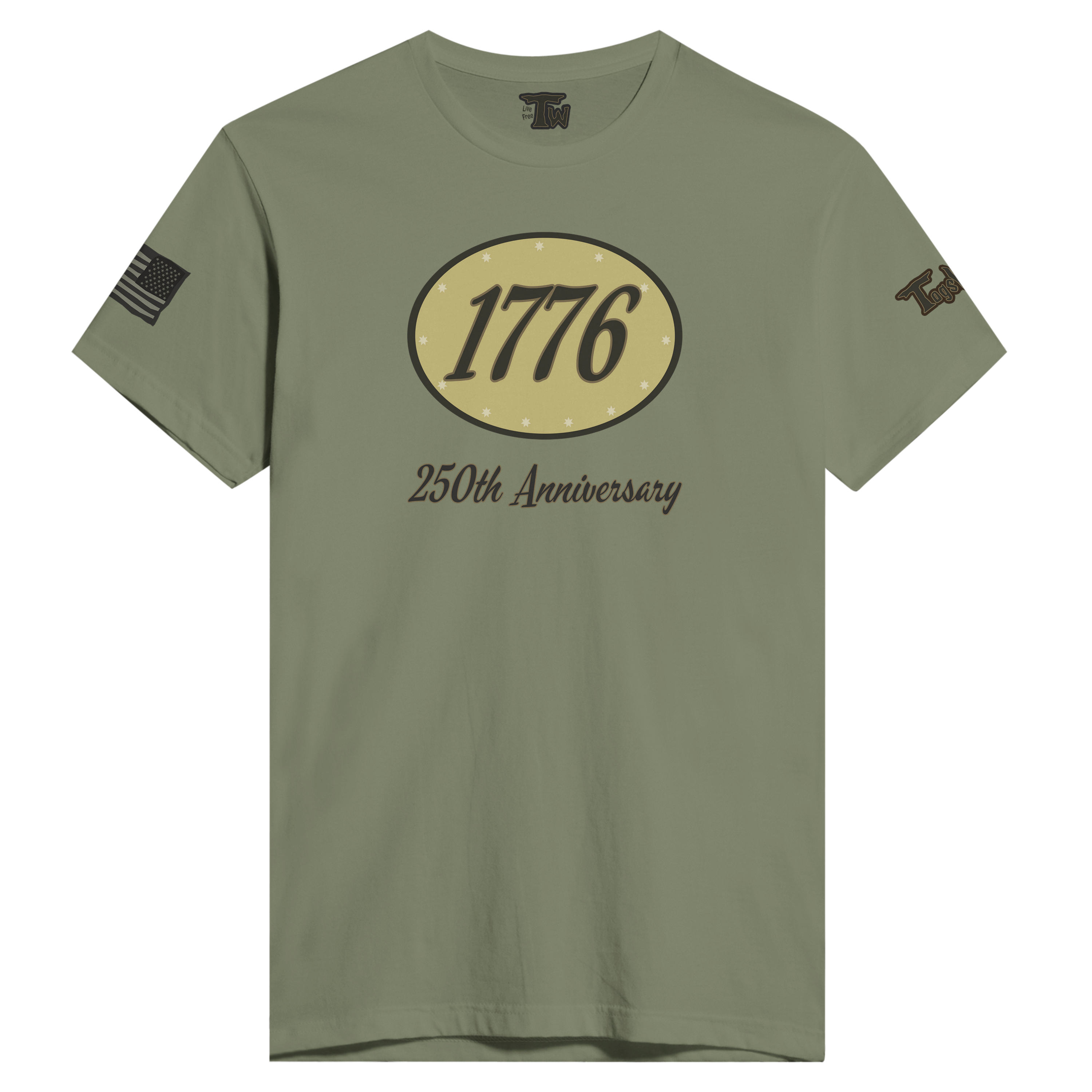 1776–2026 • 250th Anniversary Patriotic Tee